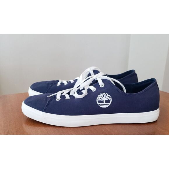 Timberland Tennis‎ Shoes Union Wharf Sneakers Men's Sz 10 Navy Blue - Picture 2 of 9